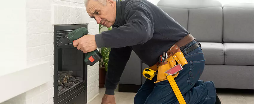 New Indoor Fireplace Installation in Tallmadge, Ohio