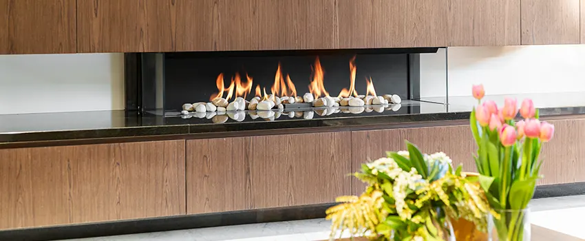 Double-height Fireplace Design Refurbishment in Tallmadge, Ohio